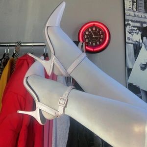 Alexander Wang baby pink pumps